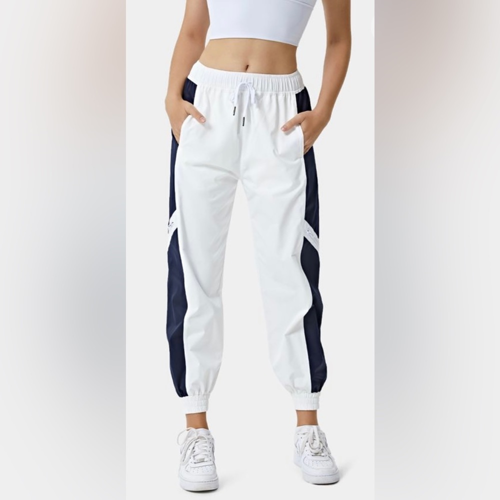 Mid ride drawstring side pocket color pants